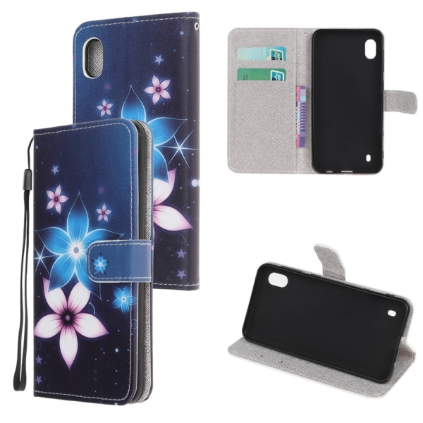 Samsung Galaxy A10 wallet case cover flowers