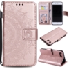 iPhone 7 8 se 2020 wallet case cover rose gold flower