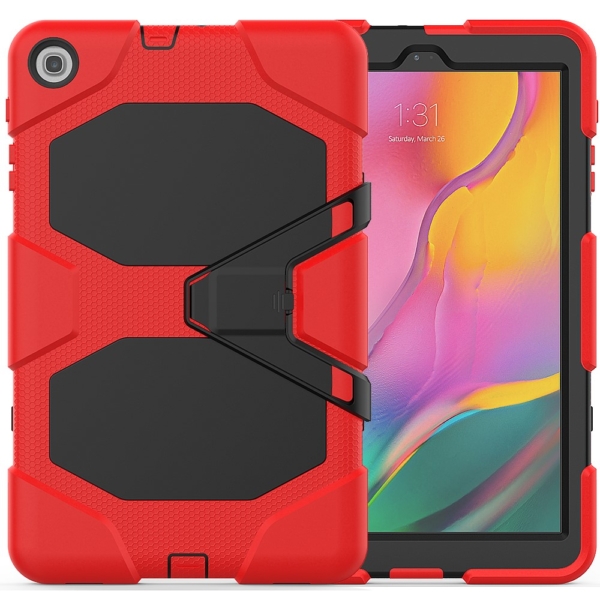 Samsung Tab A 10.1" 2019 full cover heavy duty case red