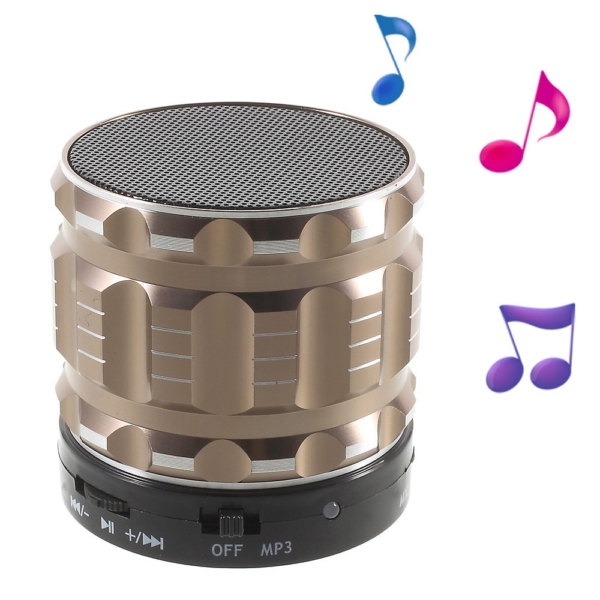 mini bluetooth speaker gold