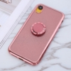 iphone XR glitter sparkle case with ring stand pink rose gold
