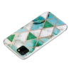 decoratve back cover for huawei Y5P Green marble