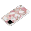 decoratve back cover for huawei Y5P pink marble