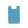 stick on card holder for phones blue